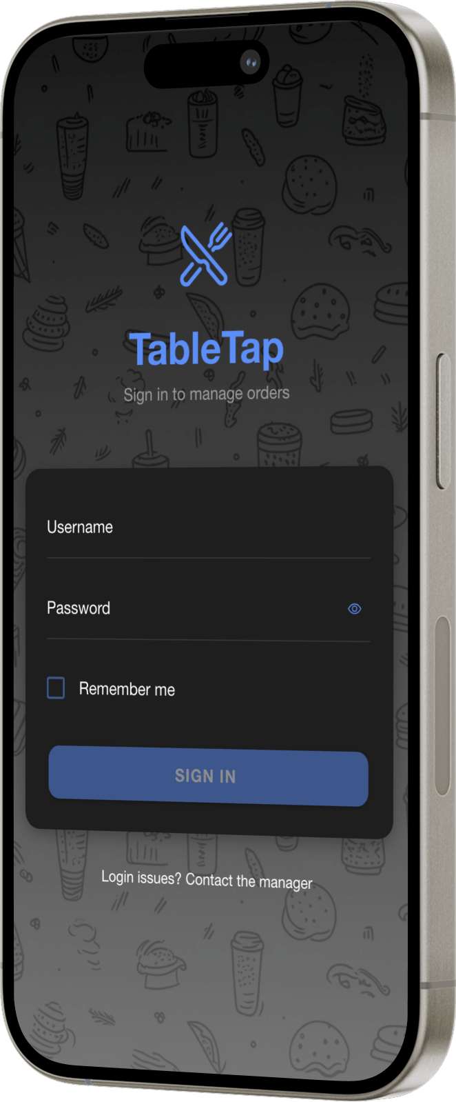 Personal waiter access